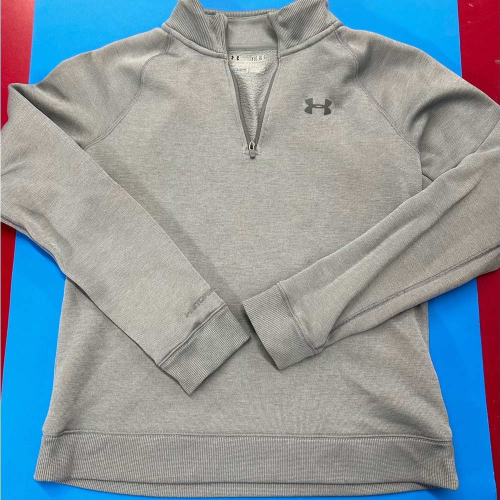 YL under armour 1/4 zip pullover
